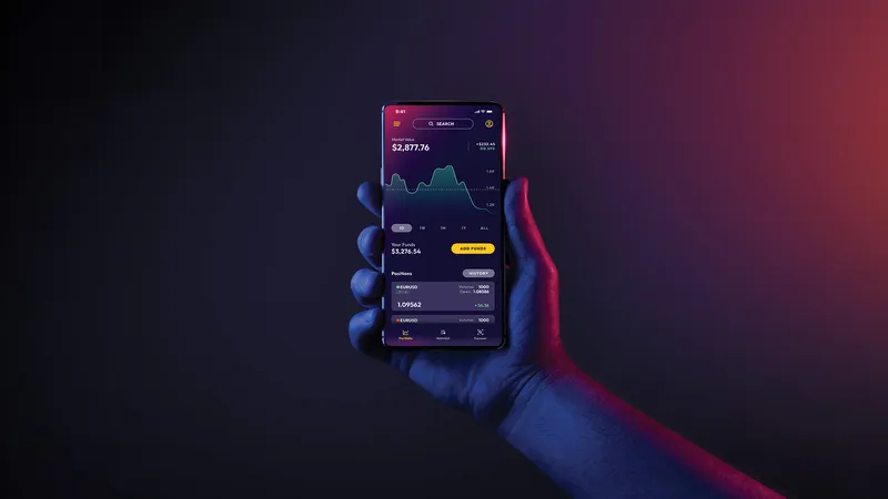 Taurex App — trading platform product design