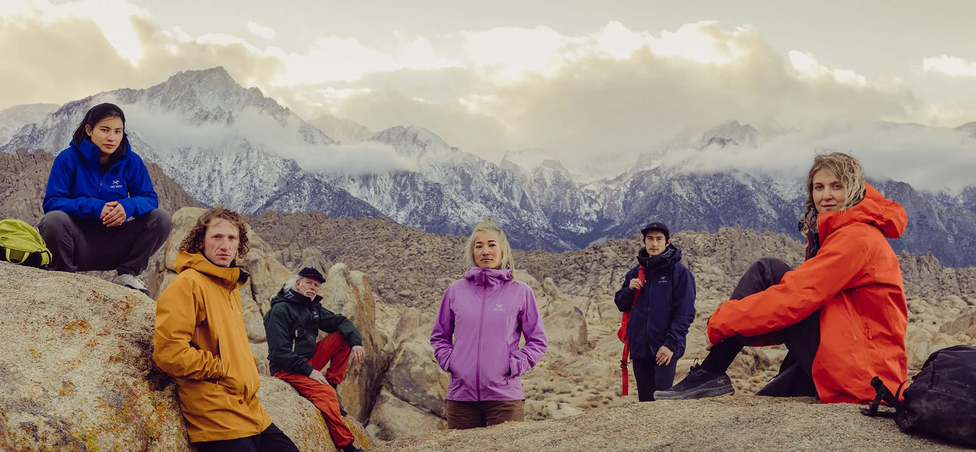 The Beta Family — Arc'teryx athletes and staff in the Eastern Sierra