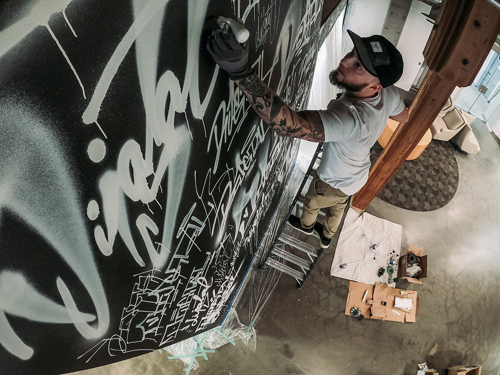 Agency office mural
