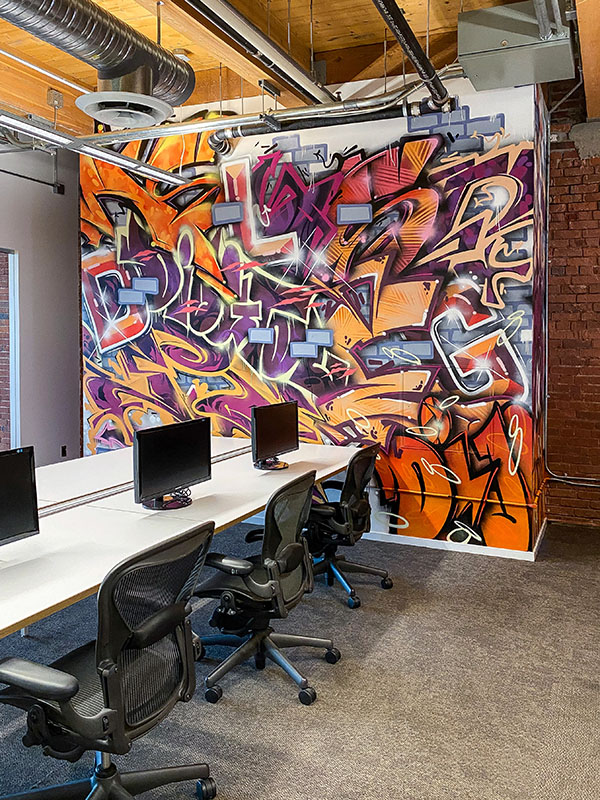 Agency office mural