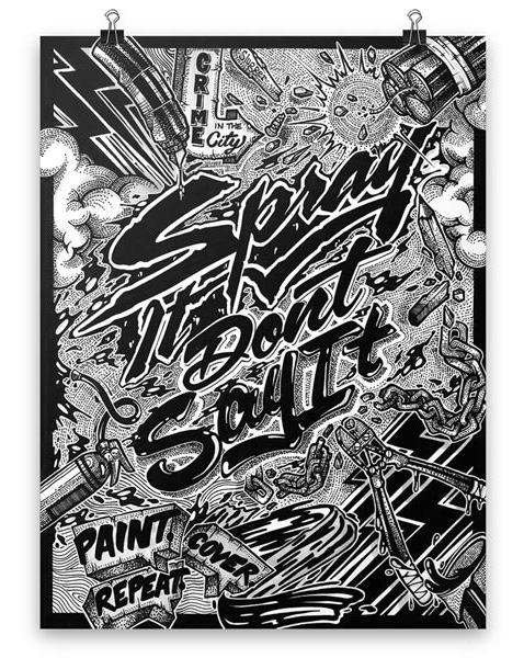 Spray it don’t say it