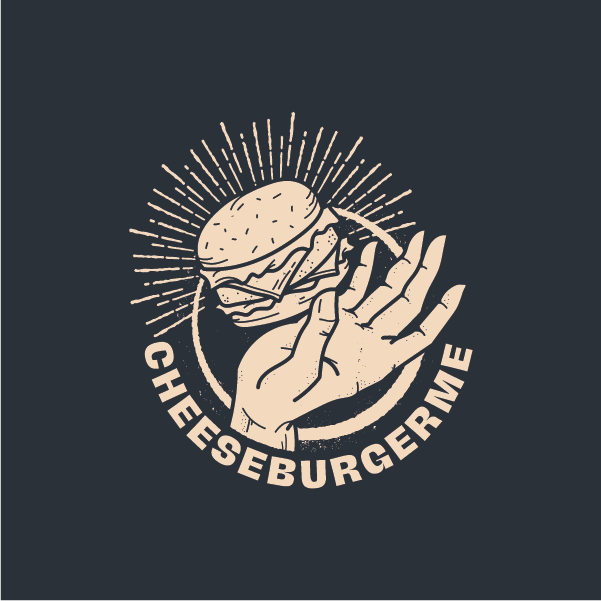 Unused burger identity concept