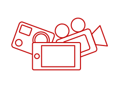 Filming-tip icon: use any camera