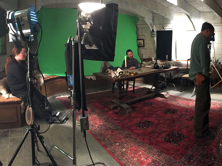 Storyboards and scene planning for the character videos