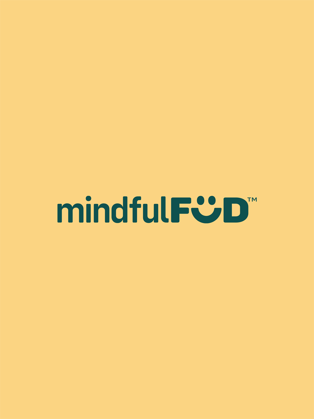 The mindfulFÜD logo on the brand’s amber colourway