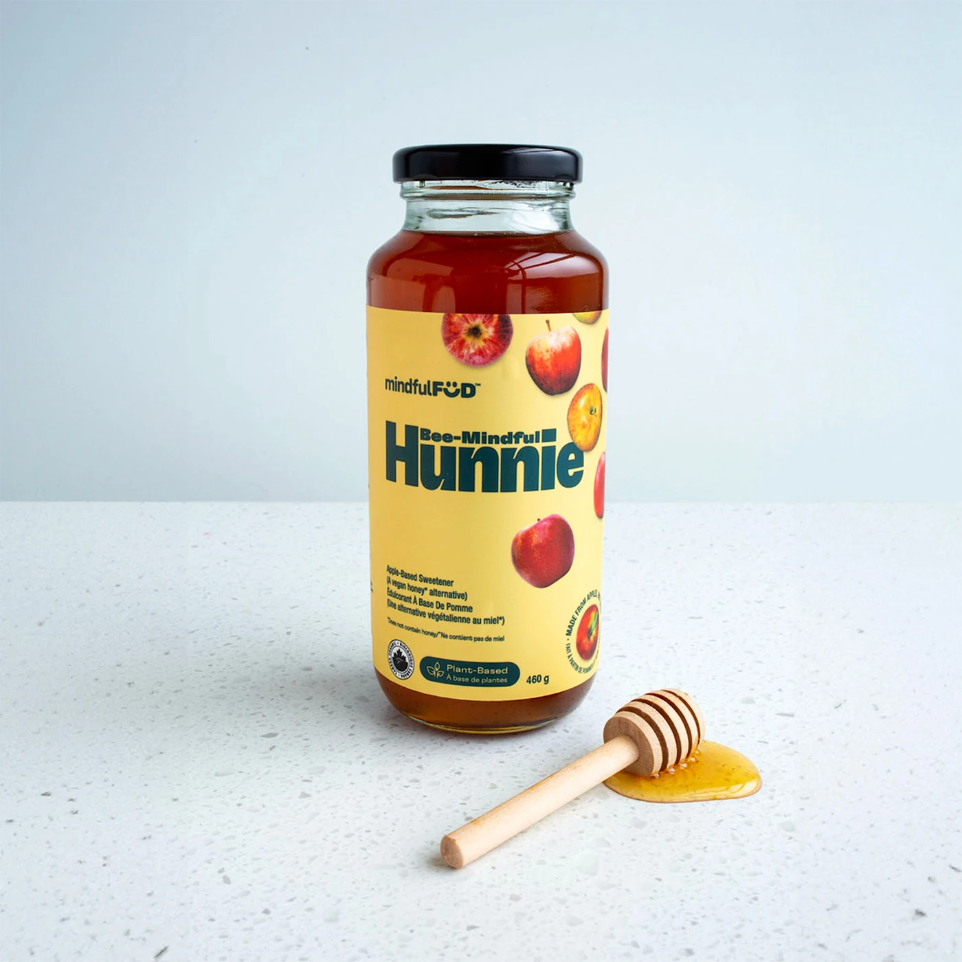 The original BeeMindful Hunnie jar in its new label design
